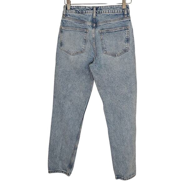 Zara Mom Fit Relaxed Denim Jeans 4 High Waist 90s Casual Womens Festival - Picture 4 of 7